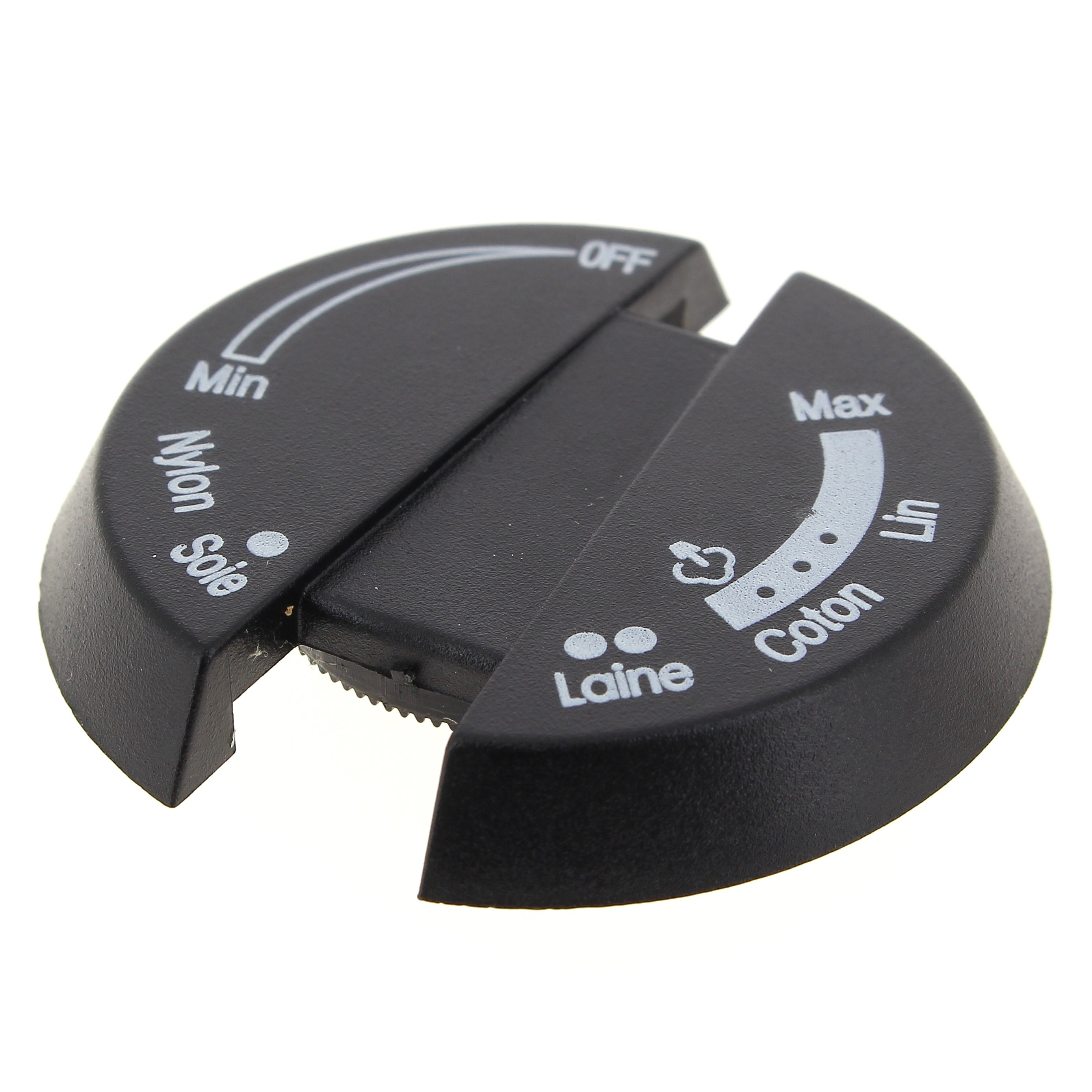 Manopola Termostato Nera Per GE WB03K10037 - Ricambio QRInnovations