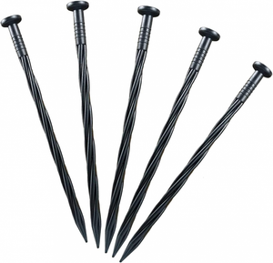 Lot De 20 Piquets D'Ancrage Plastique - 25cm - Pour Jardin, Tentes Et Bordures