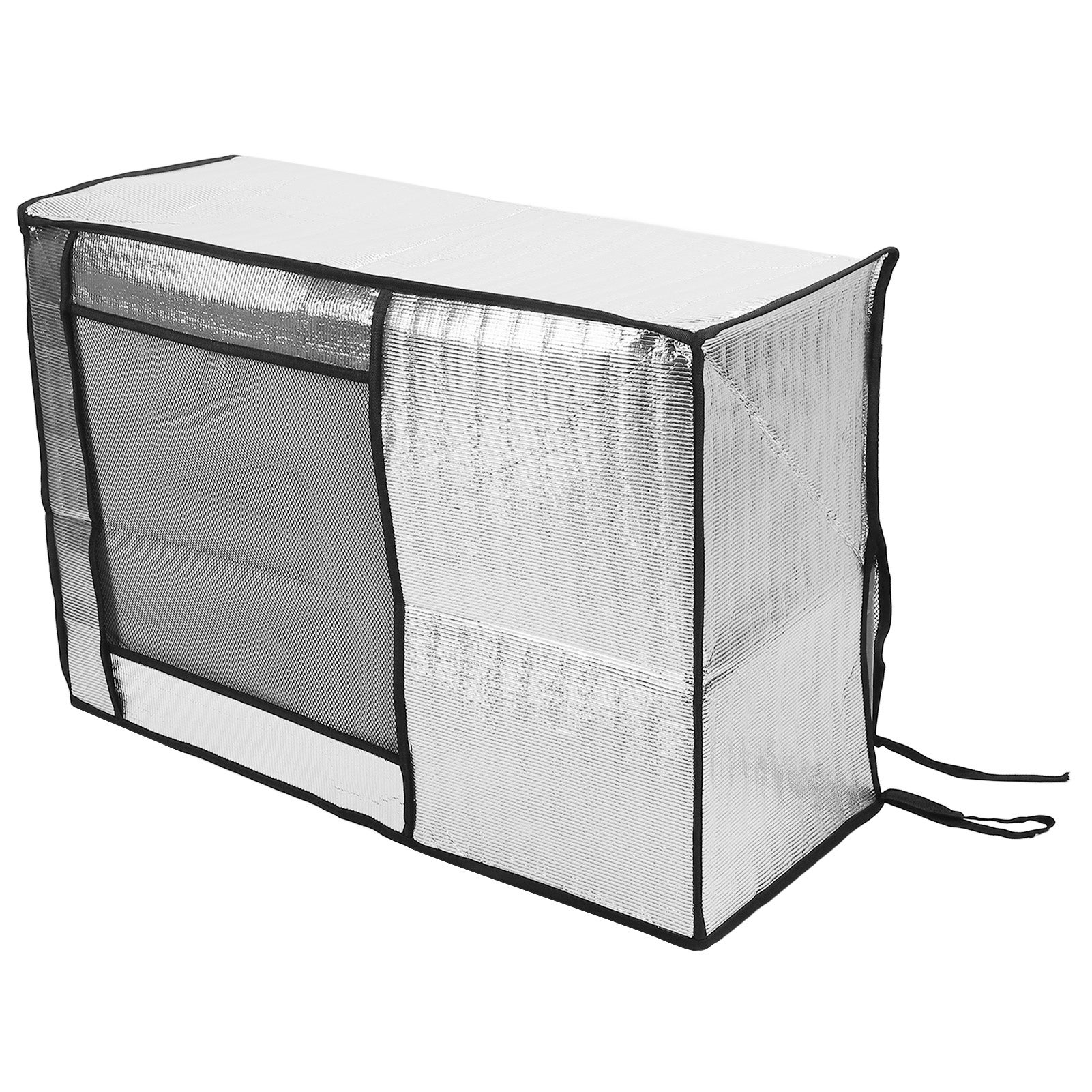 Pokrowiec ochronny na klimatyzator, folia aluminiowa, pyłoszczelny, przeciwdeszczowy, przeciwsłoneczny, 80 x 30 x 57 cm