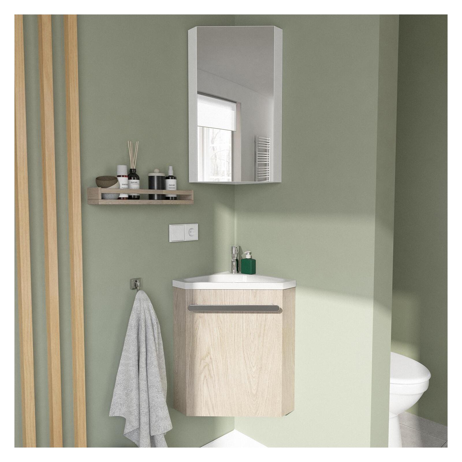 Lavabo In Resina Conmpleto Con Kit Per Fissaggio 50x32 Cm -art.2060/a