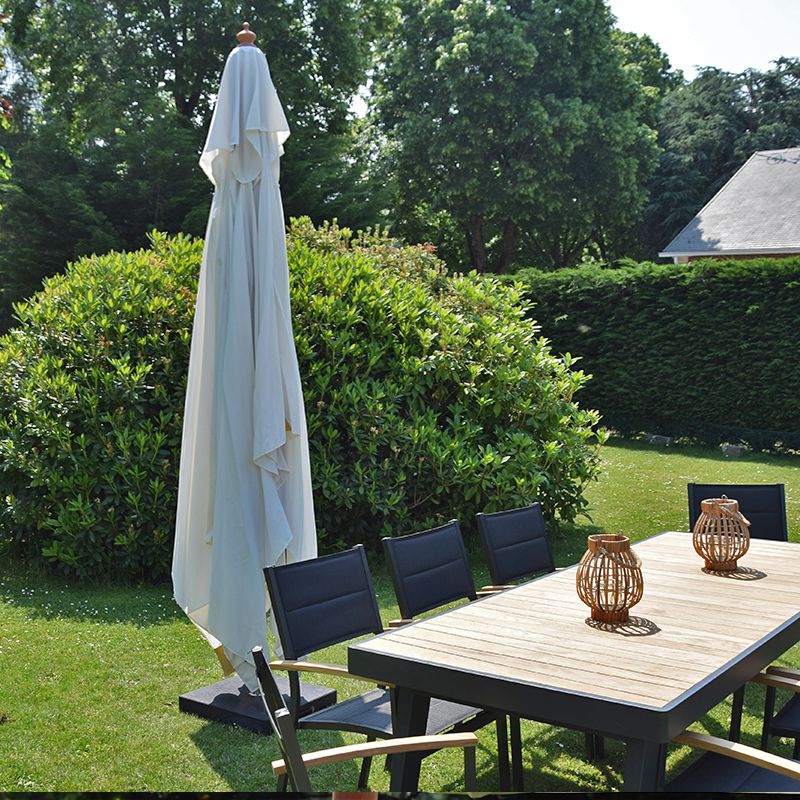 Parasol droit écru 4x3 m Pegasia - 7