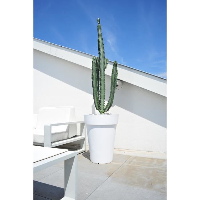 RIVIERA Pot Soleilla haut - 53 cm - Blanc - 6