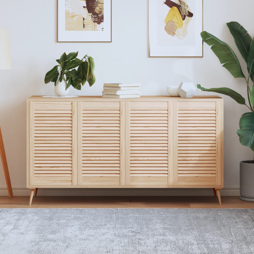 Puertas de armario de lamas 4 uds madera de pino 69x39,4 cm | Leroy Merlin