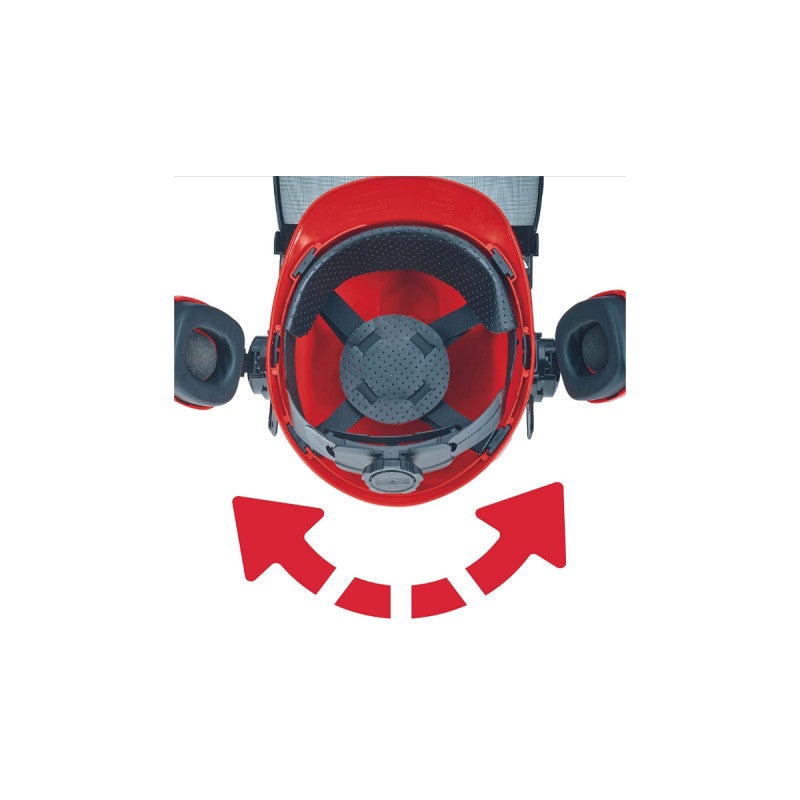 Elmetto di sicurezza con protezione frontale BG-HH 1 Einhell - 4