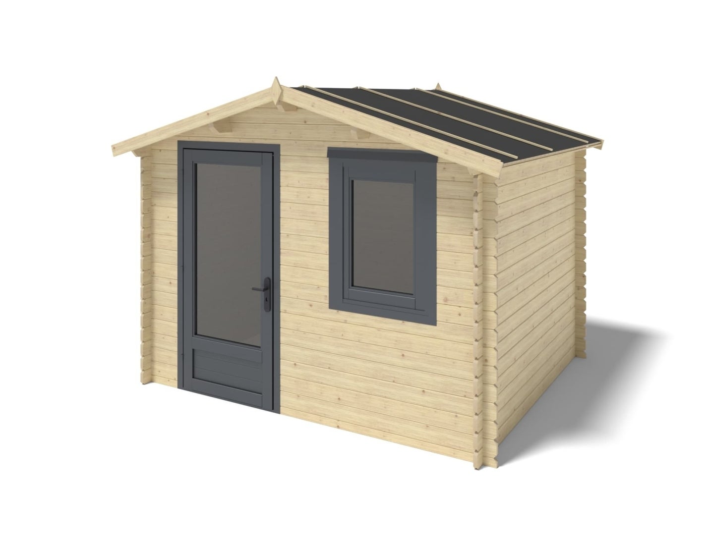 Domek ogrodowy ALTANKA 7.5 m2 - 3x2.5 m - 28 mm, drewniany, DOM755, 1szt.