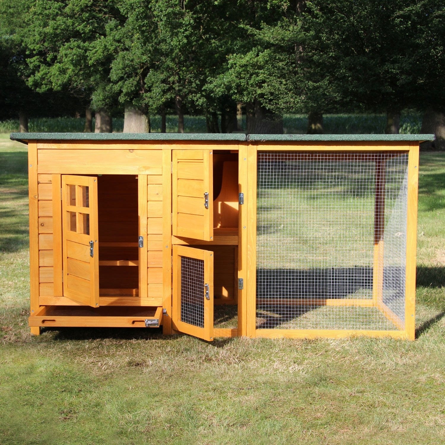 Poulailler pour jardin extérieur 5 poules r 150 x 80 x 68 cm - Modèle 147 FLEXI Standard - BB Loisir - 3