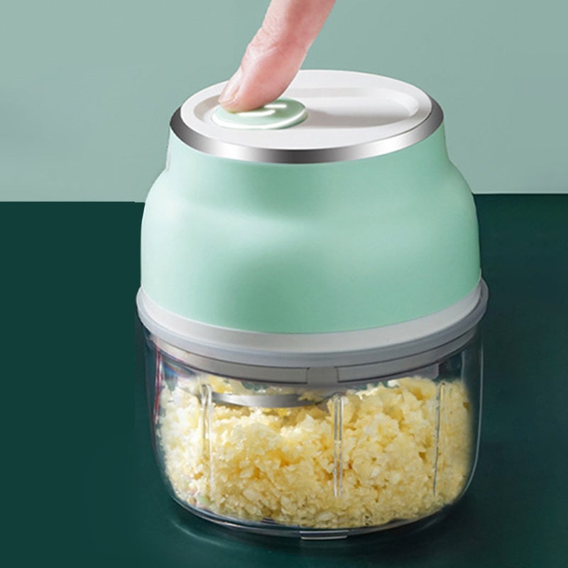 Mini Hachoir Électrique Sans Fil - Broyeur D'Ail Et Aliments Portable 250ml