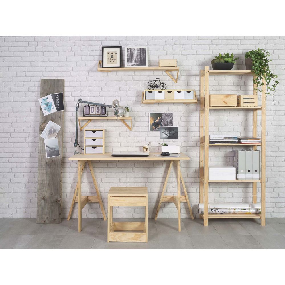 ETAGERE 3 TABLETTES A LATTES 88X65X30 ASTIGARRAGA - NC-3-30-99 - 4