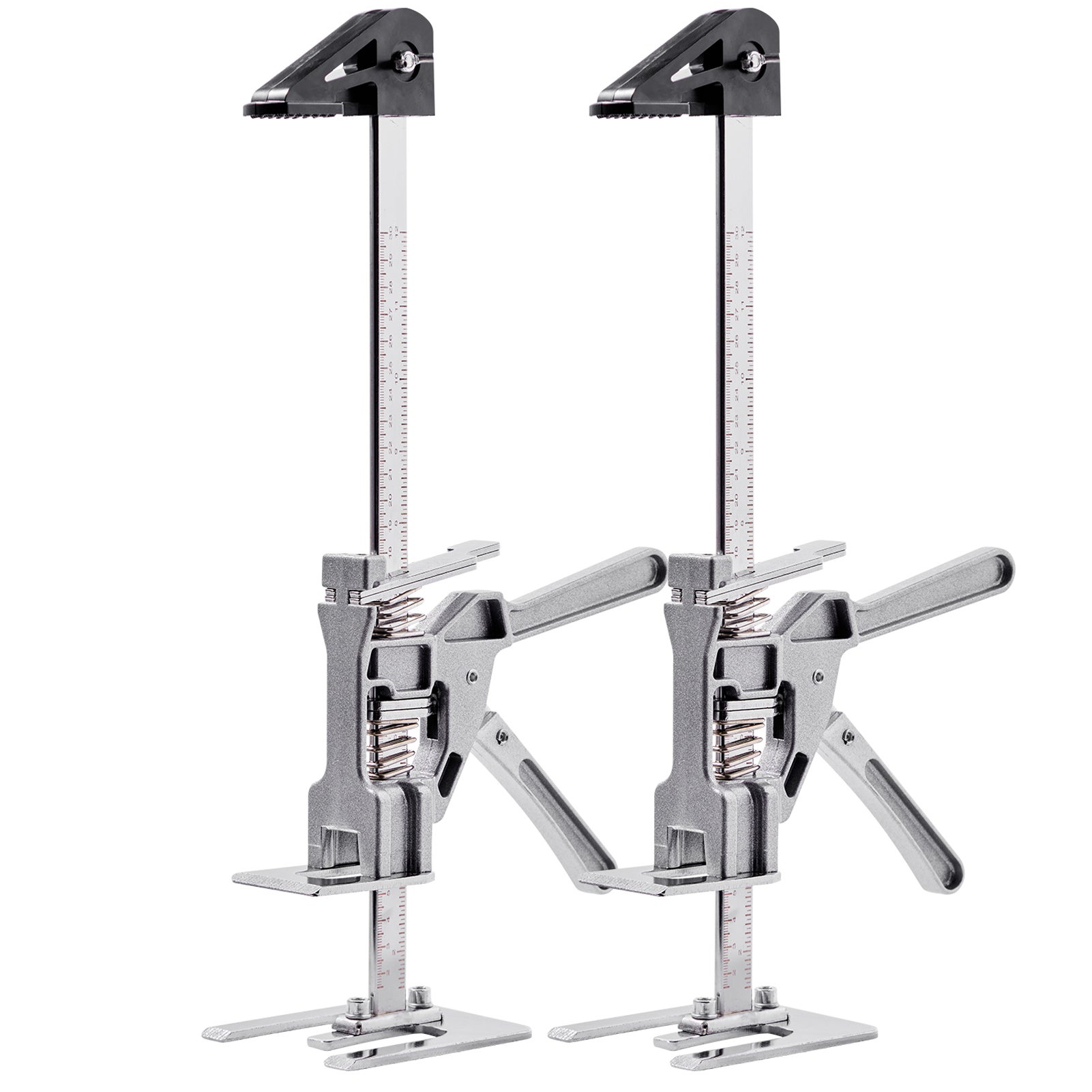 Podnośnik meblowy VEVOR ręczny 180 mm 150 kg z poziomicą magnetyczną do montażu drzwi, okien i mebli