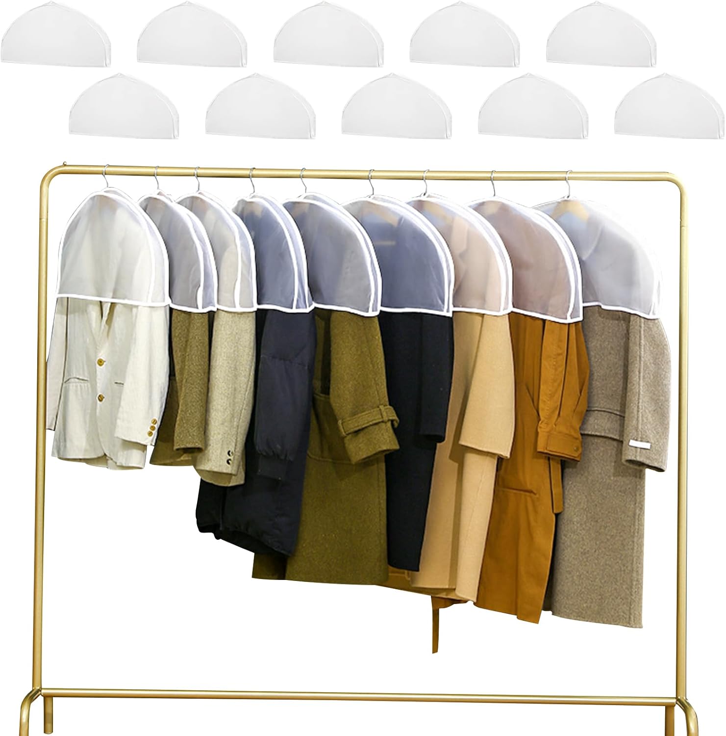 5 Cestini Portaoggetti In Plastica Bianchi 20.5x14.5x7cm - Con Maniglie, Per Organizzazione - Foto 10