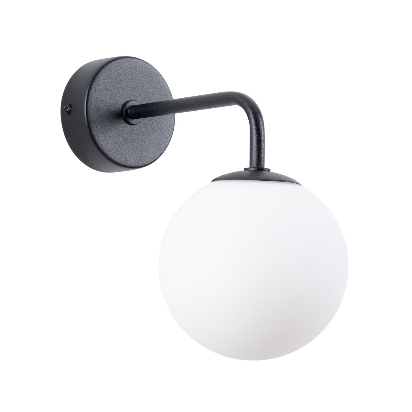 Kinkiet ścienny Astral czarno-biały 1xG9x8W wym: 21 x 10 x 22 cm szkło IP20 Sollux Lighting