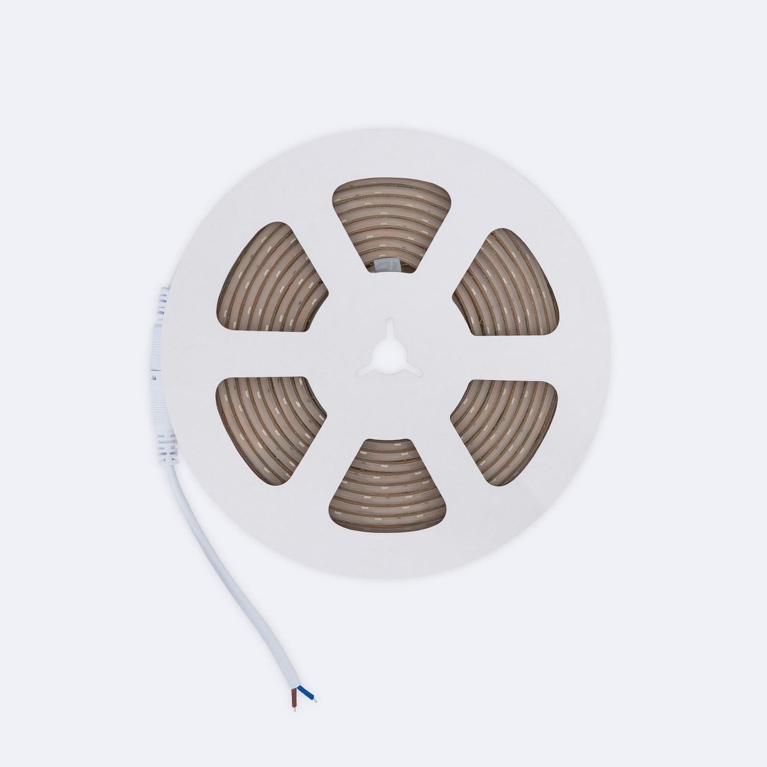 Tira LED 12V SMD 60 LED/m 5m 5W/m 500lm/m Ancho 10mm Corte 5cm Sumergible IP68 SILICONE FLEX, 4000K Blanco Neutro, PCB,Resina,Silicona Silicone - 3