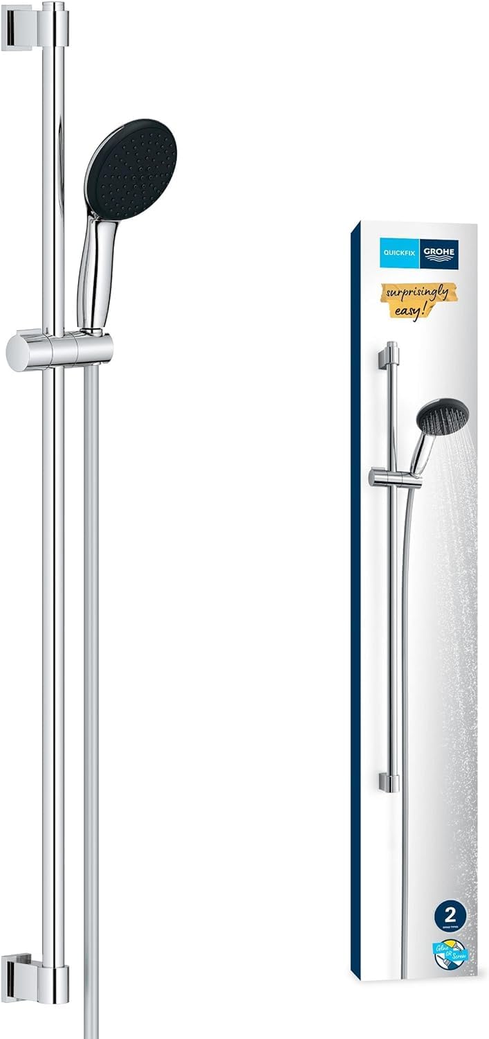 Coloana de dus Grohe 26955001, dus Vitalio Start 110, montaj aparent, numar functii para dus 2, crom