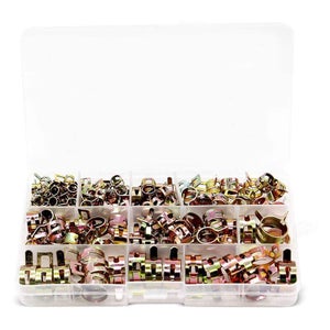 Collier De Serrage 63 Pièces M5-M22 Kit D'assortiment De Colliers De Serrage En U Sangle De