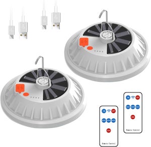 Lampada Portatile Ricaricabile Anti-interruzione Di Corrente 2 Tubi LED 500 Lm