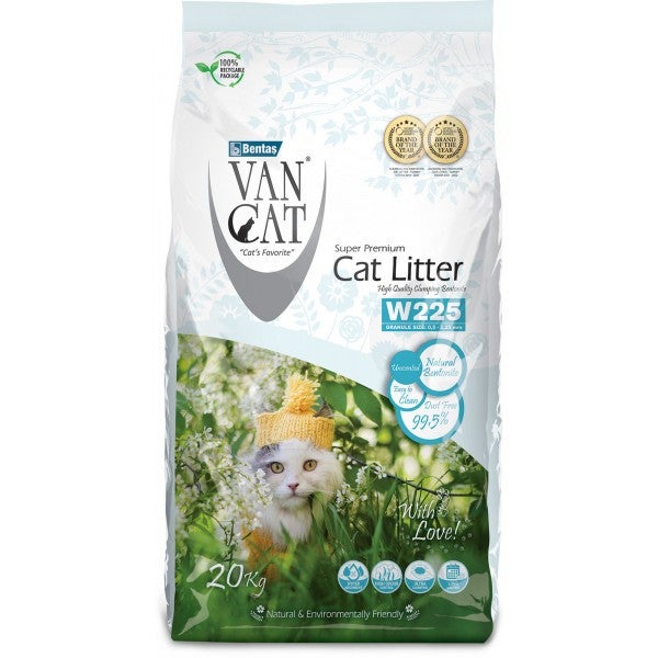Areia para gato W225 - VanCat - Quantidade: 20 kg