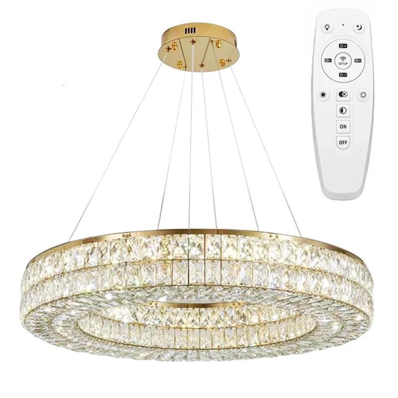 Lampa Sufitowa Wisząca Led Toolight Led App1568-Cp Złoty 60Cm