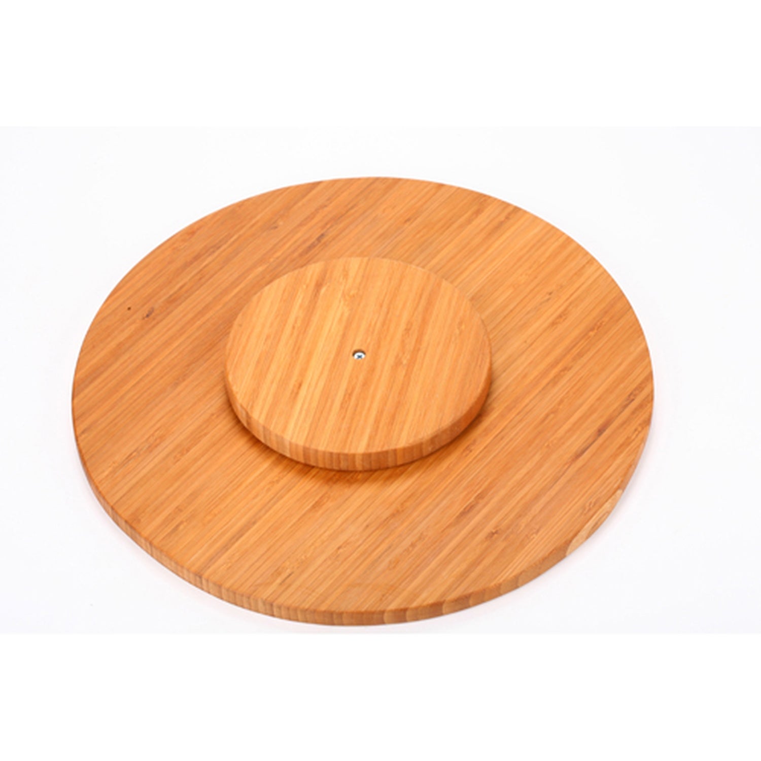 Plateau Tournant En Bambou 40cm - 360° Rotatif Pour Service | Idéal Pour Fromage, épices, Gâteaux