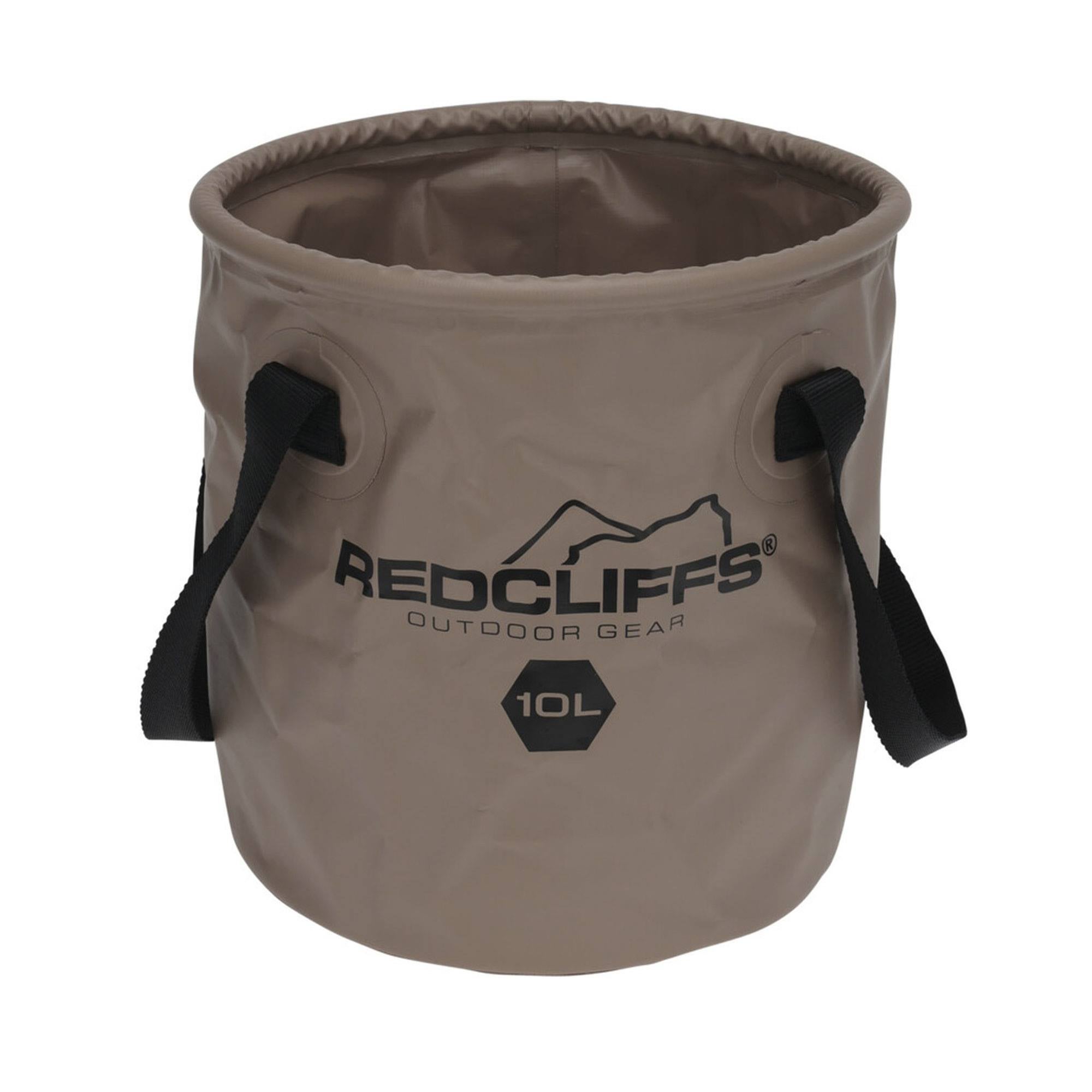 Cubo Plegable De 10 Litros Verde Claro - Ideal Para Playa, Camping, Jardinería