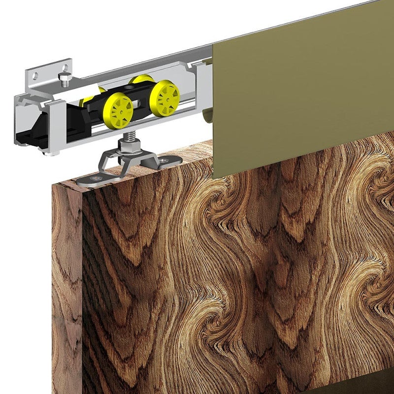 Bandeau aluminium pour SLID'UP 160 - 170 - 1,2 m - anodisé bronze - 3