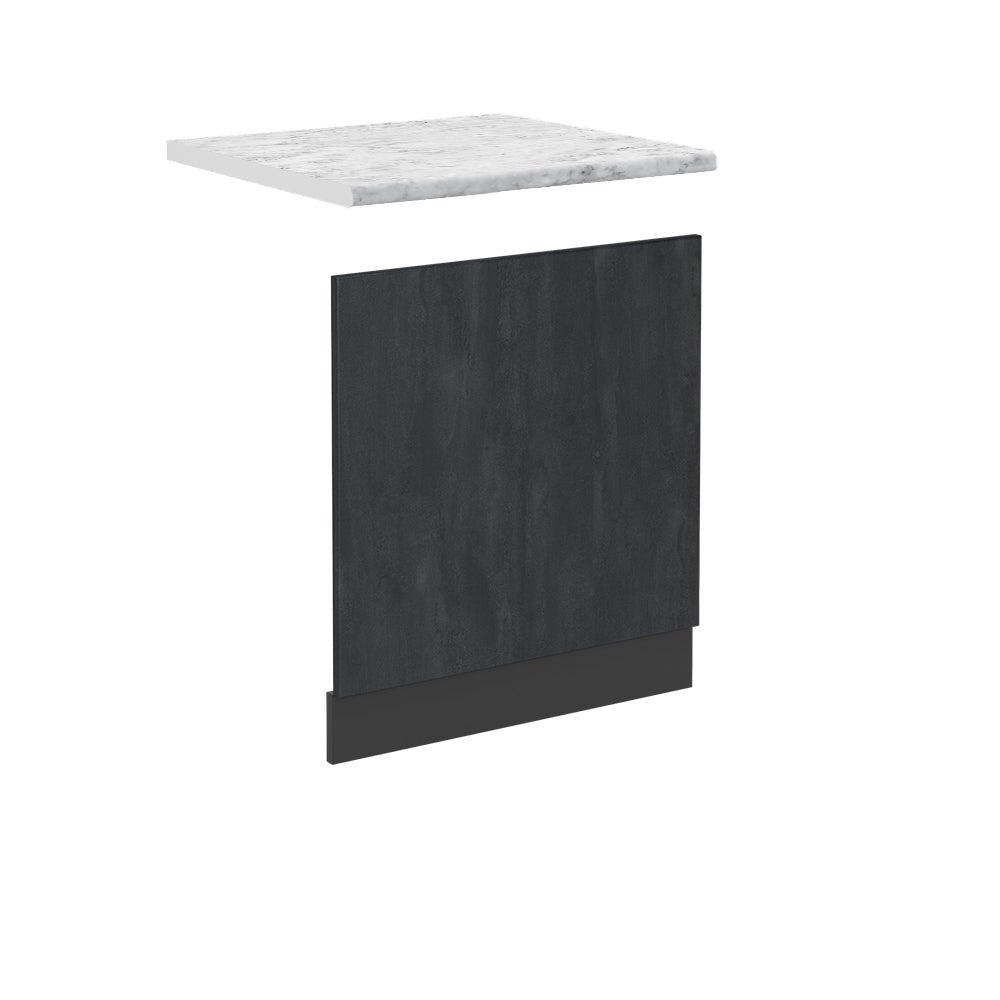 Vicco Panel przedni R-Line, Czarny beton, 60 cm BP Marmur
