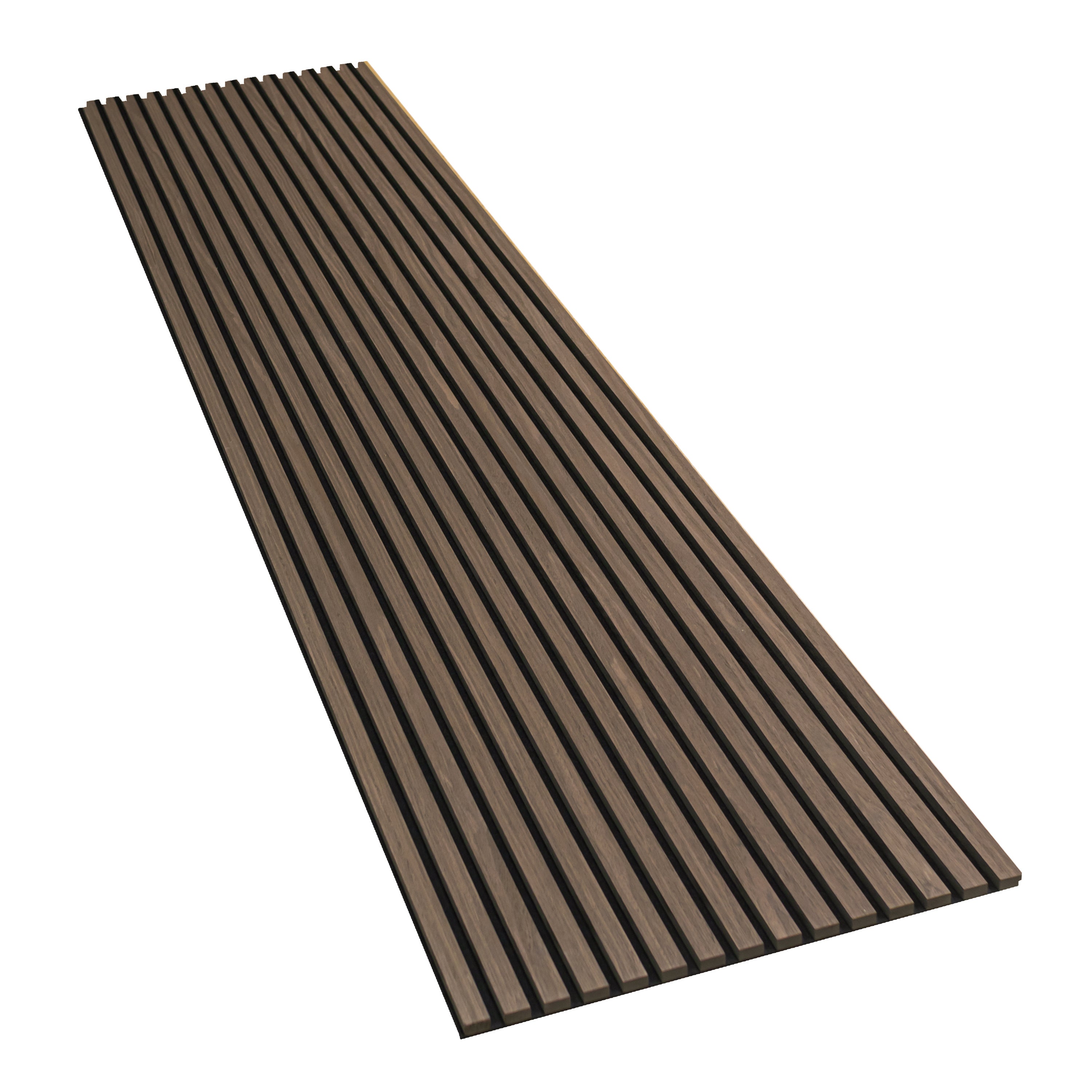 Pannelli decorativo dogato fonoassorbente Esseci Noce Scuro 275x60 cm - 4