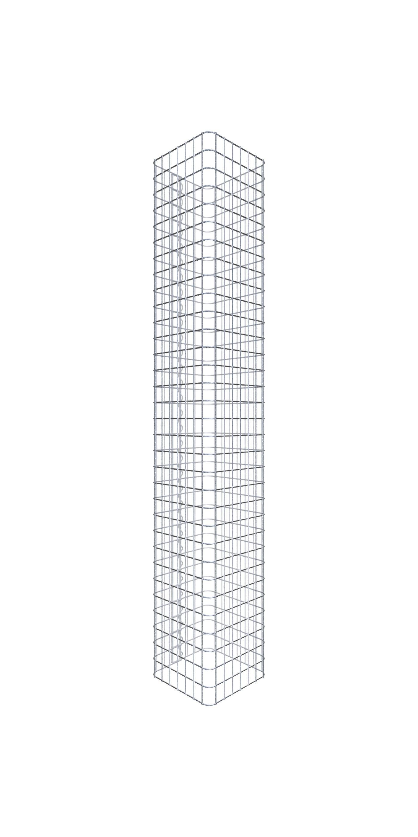 Colonne de gabion carrée, 42 cm x 42 cm, mailles 5 x 5 cm - hauteur ...