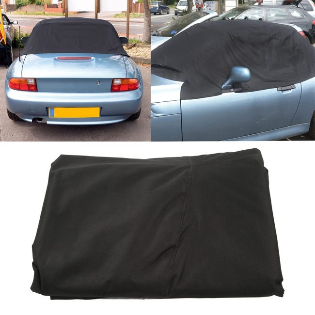 TUCAREST Copriauto 6 Strati Impermeabile Con Cerniera - Taglia XXL Per Berlina 510-540 Cm - Antigrandine E UV