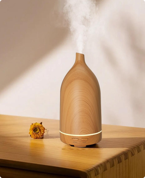 Diffuseur D'Huiles Essentielles 500Ml, Diffuseur Parfum Maison