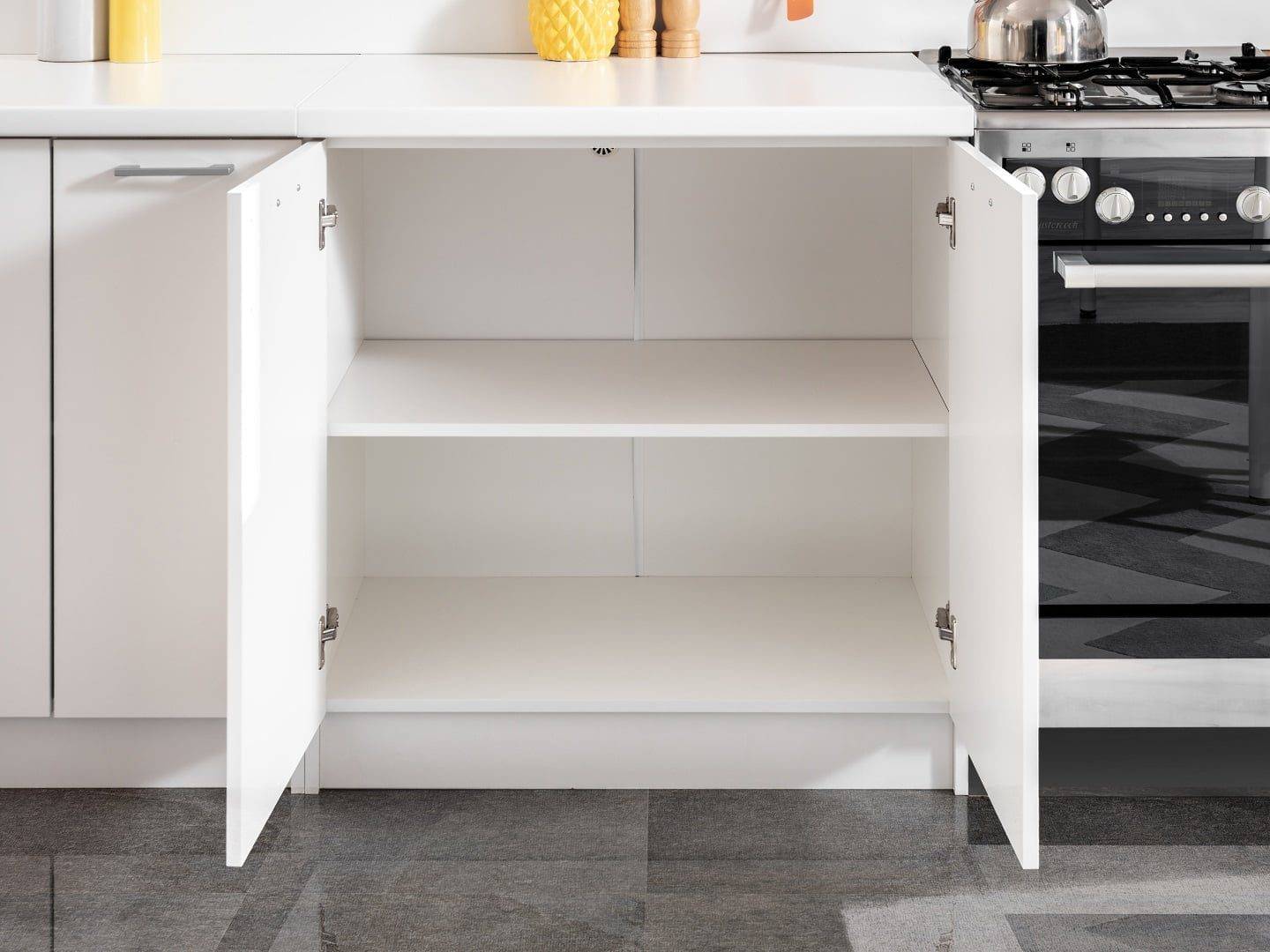 Muebles de Cocina Eliza Negro Brillo - 3
