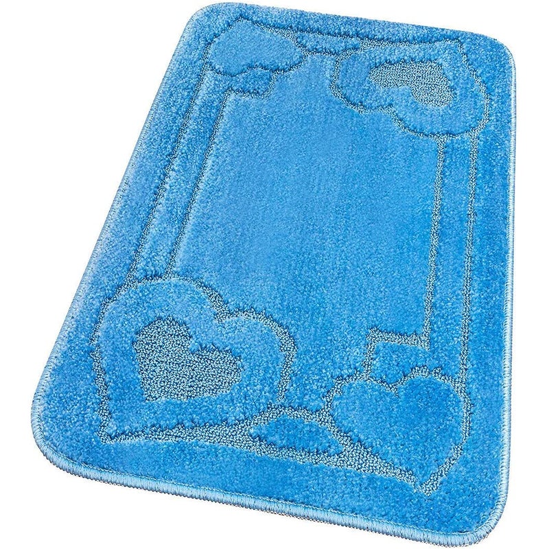 Mata łazienkowa Antypoślizgowy Absorbent 50x80 Cm Kiery Jednolity Kolor Błękitny