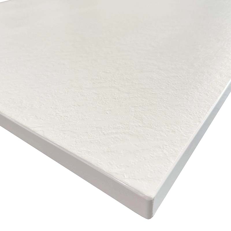 Receveur de douche SMC en fibre de verre effet pierre avec bonde inclus H. 2,6 cm 80 x 150 Blanche - 2