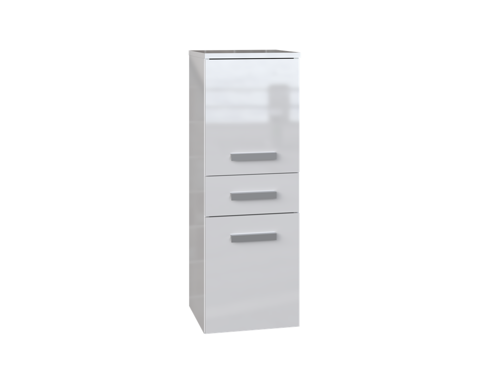 Topeshop NEL V DDS BIEL POŁ bathroom storage cabinet White