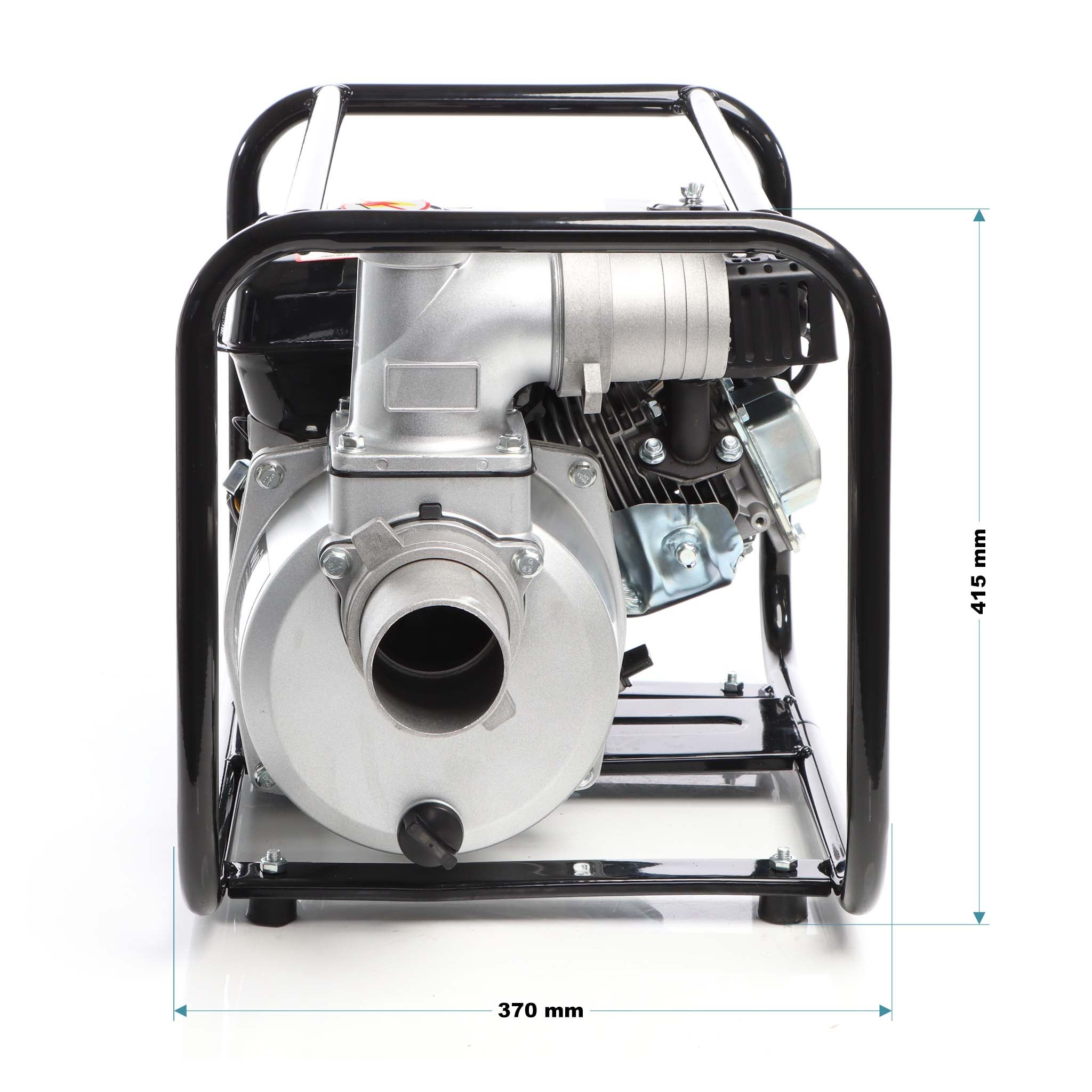 Pompe d’essence pour eaux usées – 4 kW / 48000 l/h / Refoulement 30 m / Raccord 80 mm (3