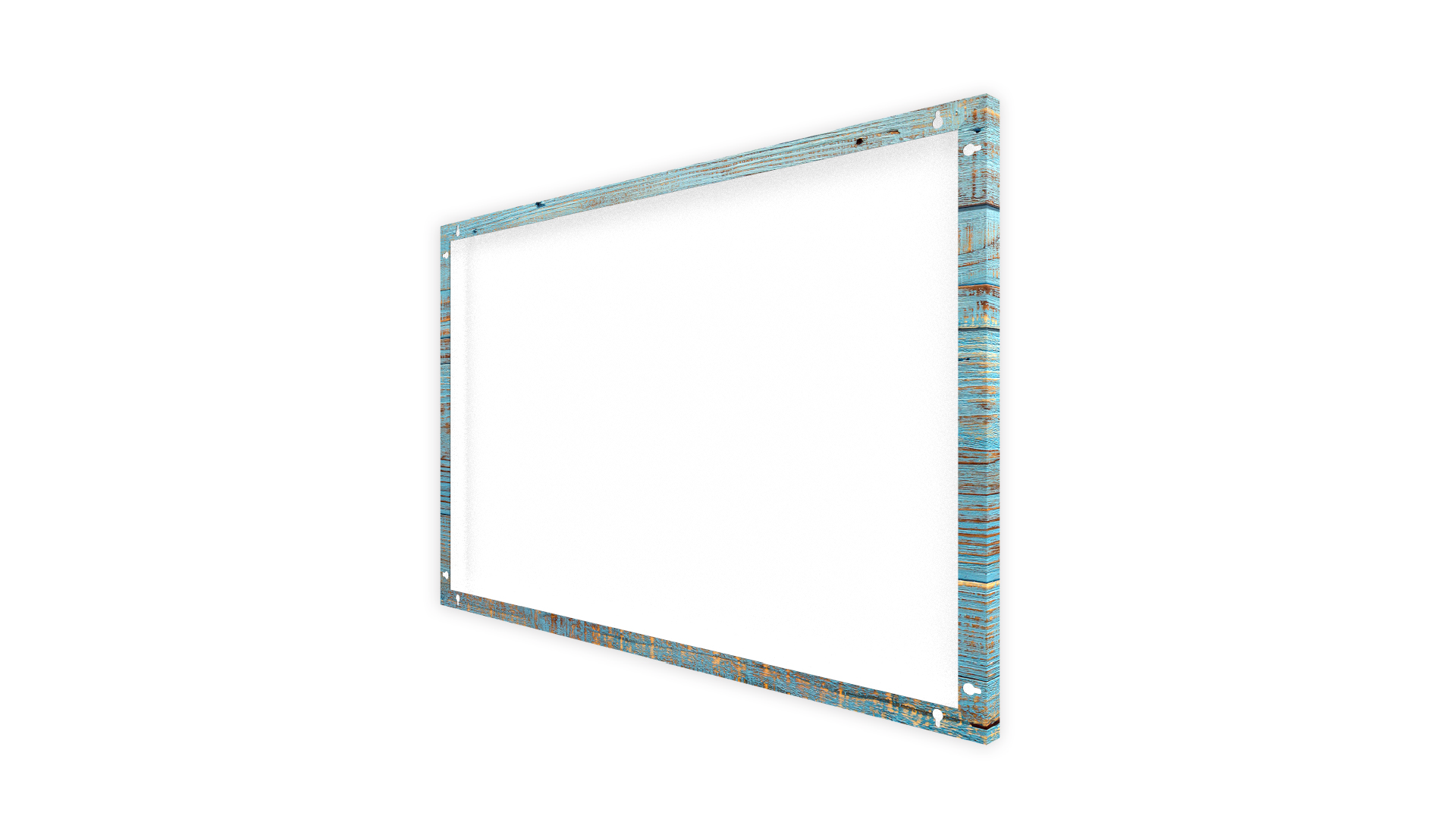 Tableau Magnétique en Métal Motif Planches Bleues 60x40cm, MetalBoards pour tout type d'Aimants - 6