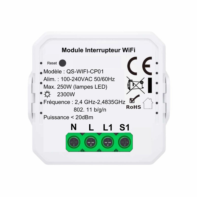 Module Interrupteur WiFi - SILUMEN | Leroy Merlin