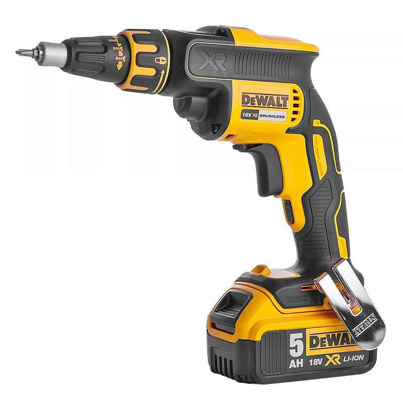 Visseuse à placo 18V XR (2x5,0 Ah) avec chargeur de vis en TSTAK - DEWALT DCF620P2K - 2