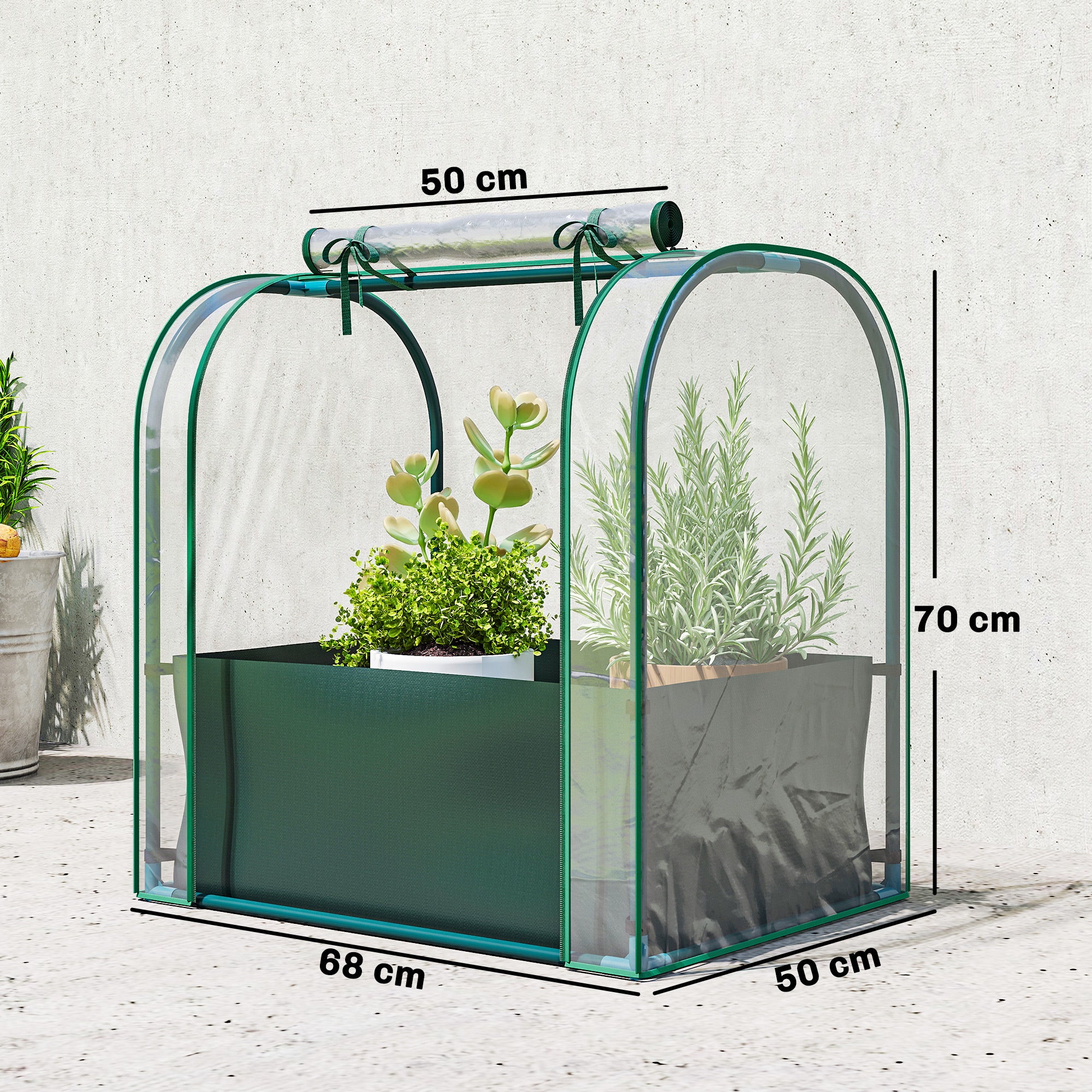 Serre de jardin acier Outsunny - 3