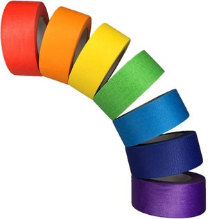 Nastro Washi MT Slim Nero Opaco, 6 Mm X 7 M, Set 3 Rotoli, Decorativo E Rimovibile