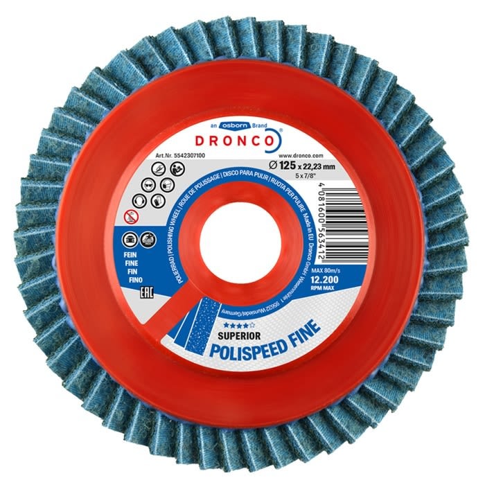 Roue De Polissage Coton Moyen Dico 6" - Réf. 7000186 - Pour Ponceuse, Perceuse