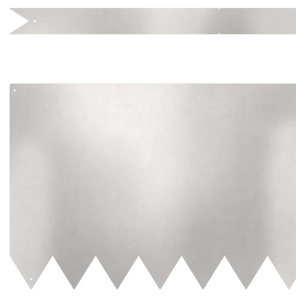 Maison Exclusive - Bordure de Pelouse 10 pcs Argent 100 x 0.05 x 20 cm - 4