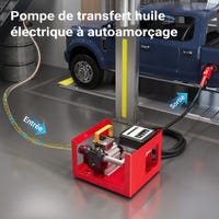 Pompe à Gasoil Diesel 550W – Débit 60L/min, Compteur Intégré, Avec Pistolet Et Tuyaux Pour Station Mobile