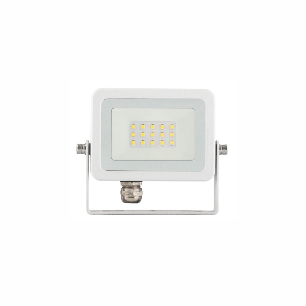 Sky 10W IP65 5000K Biały reflektor LED zewnętrzny - 1150lm, aluminium, wiązka 110° Beneito Faure