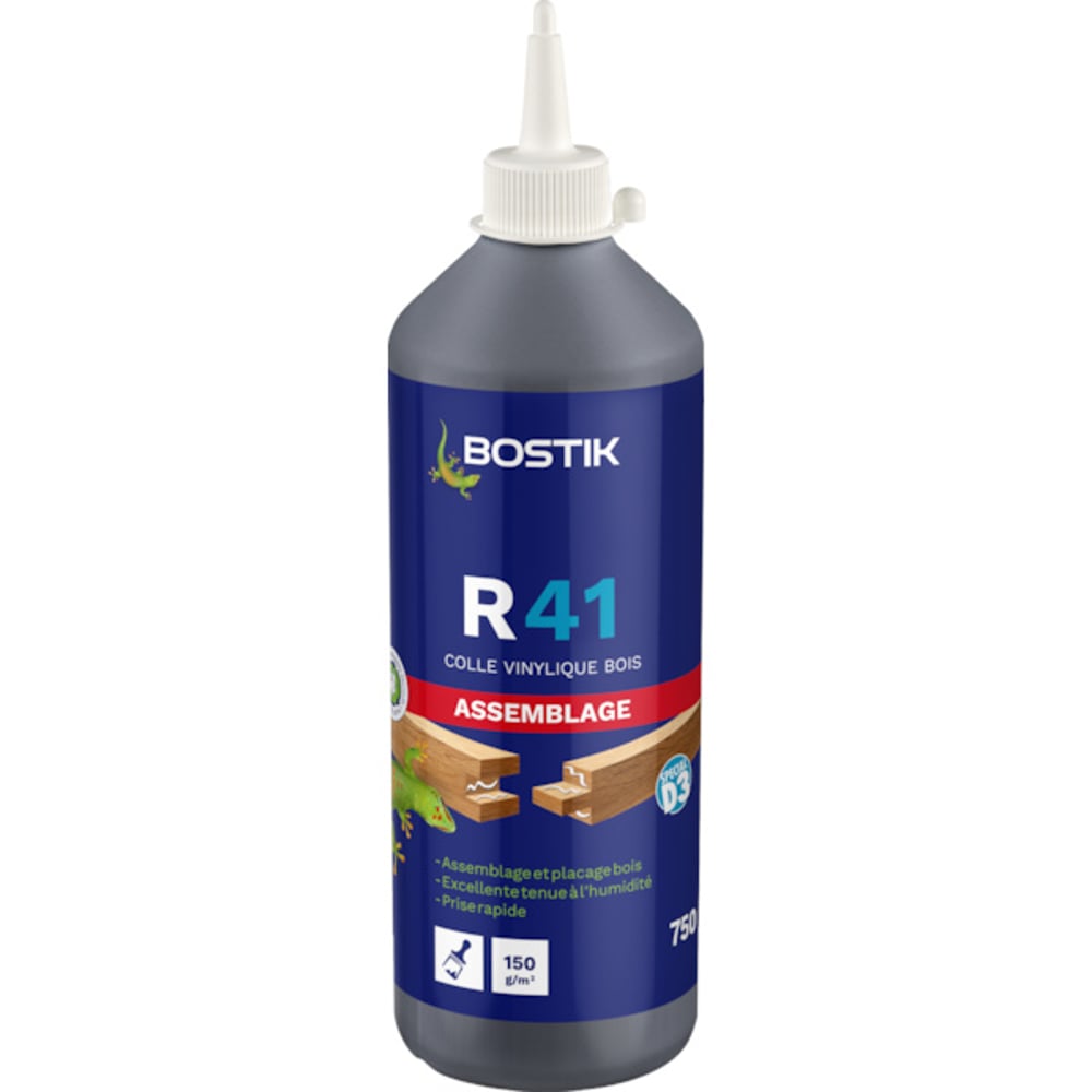 Colle vinylique à bois BOSTIK R41 - format biberon - 750g - 4