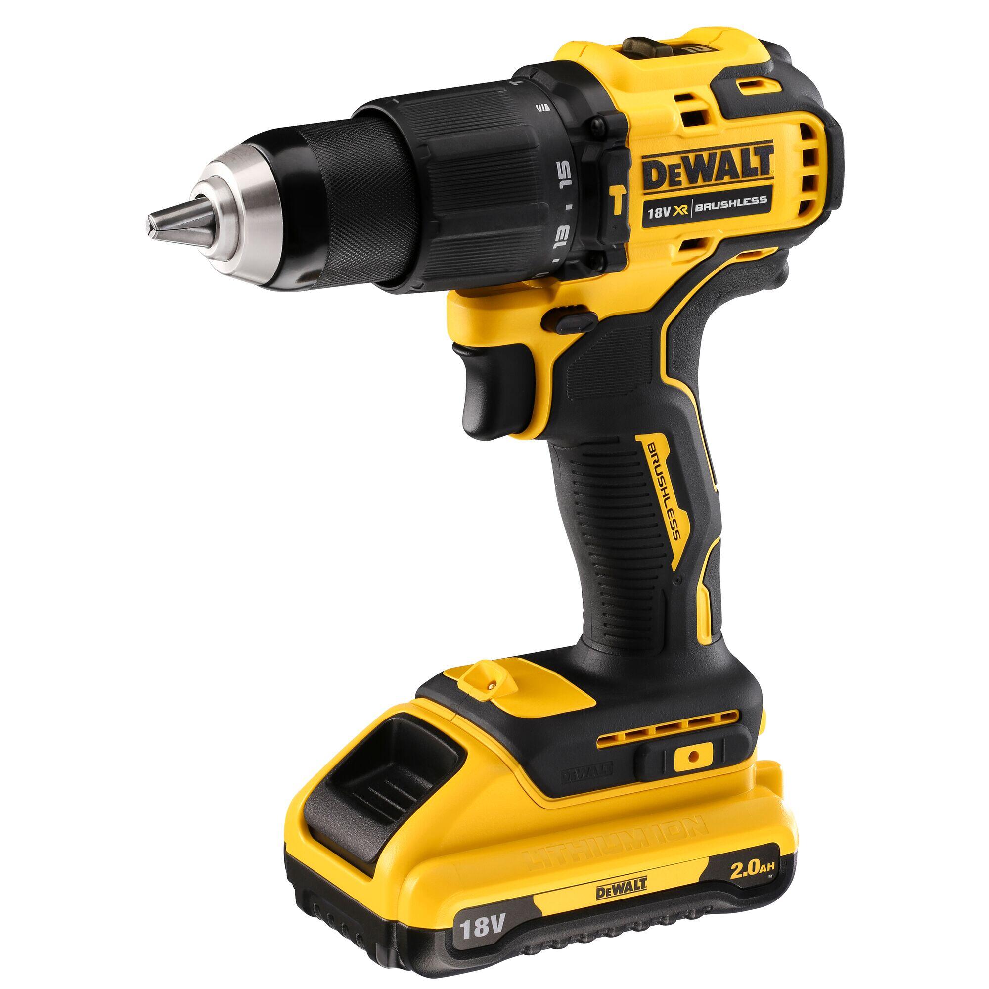 DeWalt DCD 709 D2T Perceuse-visseuse à percussion sans fil 18V 65Nm + 2x Batteries 2,0Ah + Chargeur + Coffret de transport - 2
