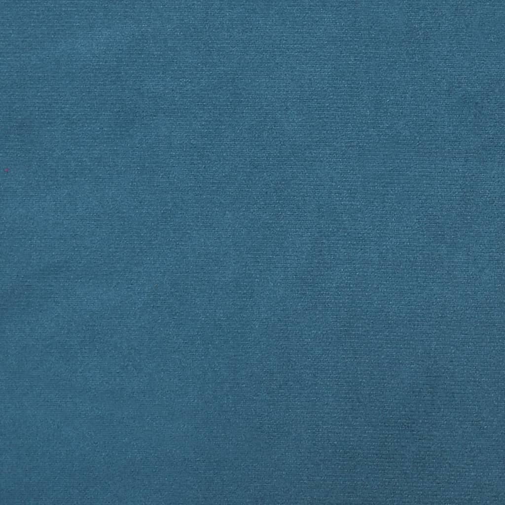 Sommier à lattes de lit avec matelas bleu 100x200 cm - 9