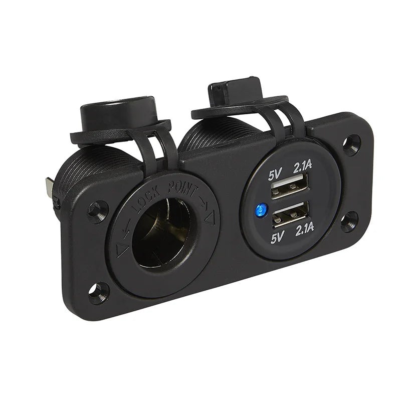 Connecteur Anderson 120A GNXfixt - Support Encastré Pour Système Solaire Voiture Et Camping-car