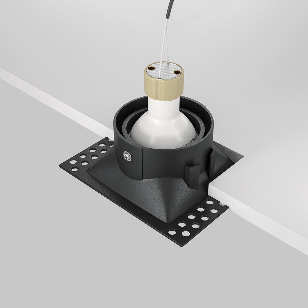 Oprawa sufitowa wpuszczana podtynkowa Dot czarna 1xGU10x50W kwadratowa IP20 wym: 4,2 x 9 x 11,2 cm aluminium Maytoni - 6