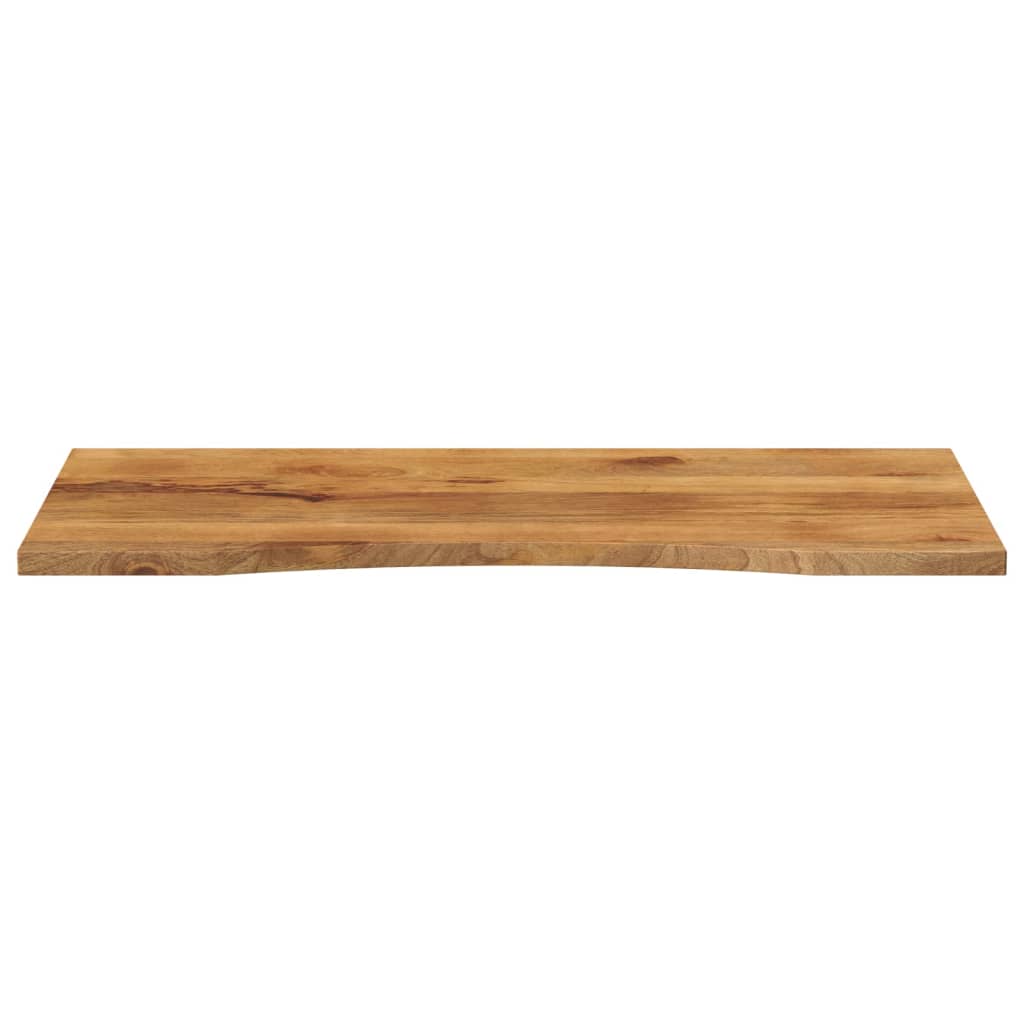 Maison Exclusive - Dessus de bureau avec courbe 140x50x2,5 cm manguier massif brut - 3