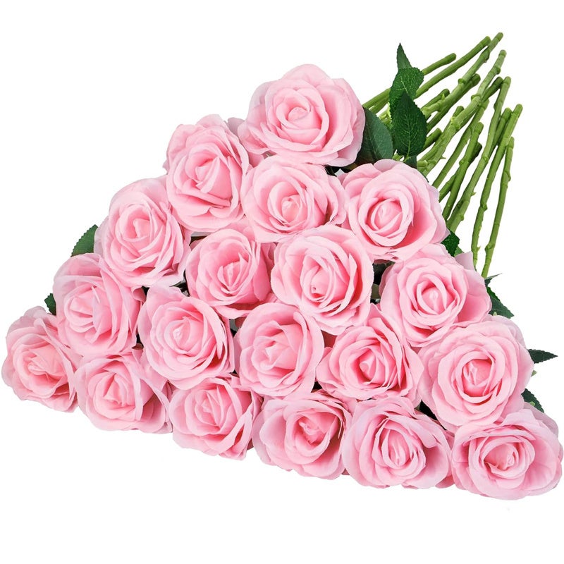 Bouquet De 10 Roses Bleues Artificielles | La Maison Du Jardinier